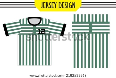 Fotball jersey template. eps 10