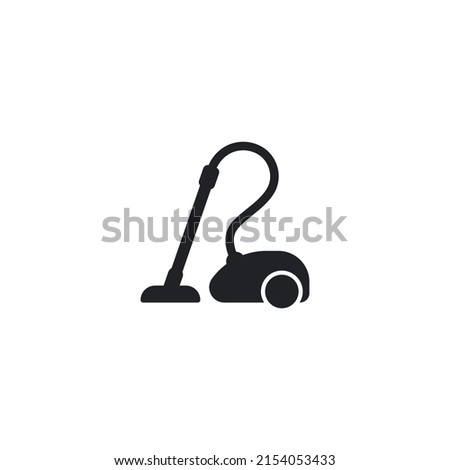Vacuum cleaner vector icon isolated on white background.

