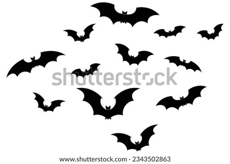 scary bat halloween, creepy bats ghost, icon poultry animal vector illustration