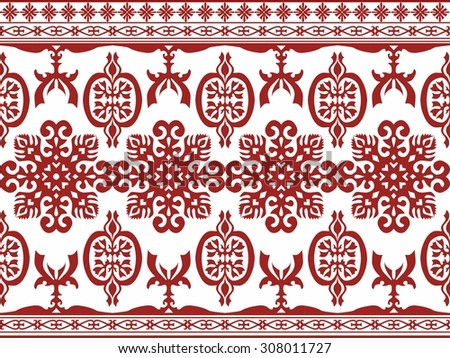 Bashkir traditional pattern
