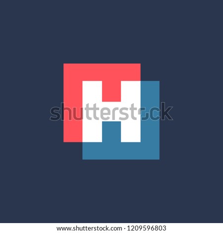 Letter H logo icon design template elements Stock fotó © 