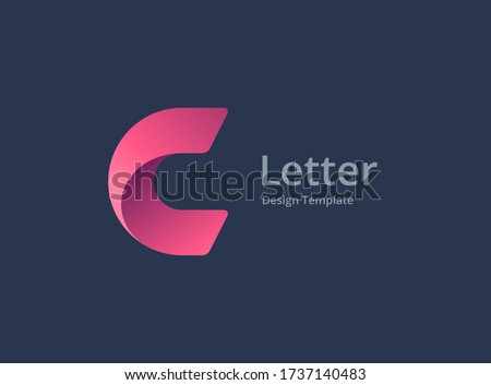 Letter C logo icon design template elements