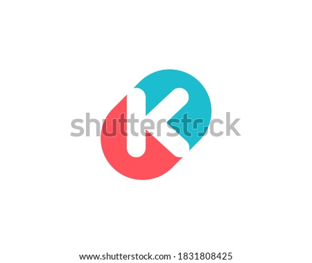 Letter K logo icon design template elements Stock fotó © 