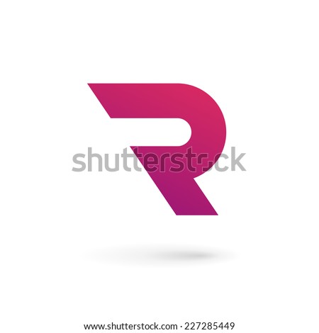 Letter R logo icon design template elements  Stock fotó © 