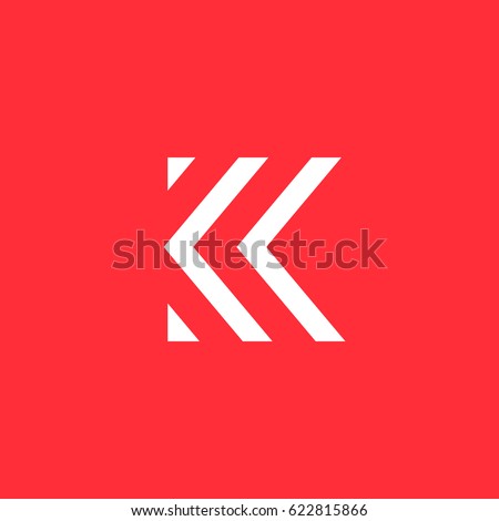 Letter K logo icon design template elements Stock fotó © 