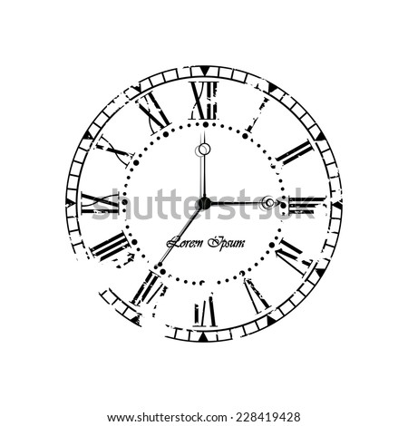 Vector Vintage Old Clock | Download Free Vector Art | Free-Vectors