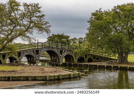 Similar – Image, Stock Photo Spring day along outer edges of the bay of water