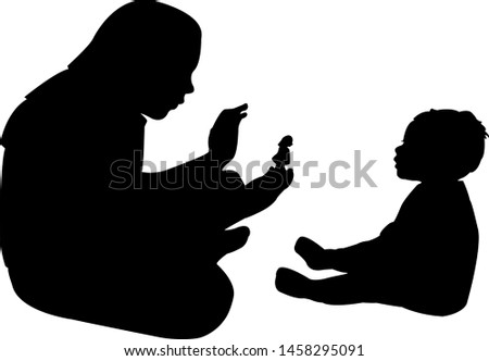 Similar – Image, Stock Photo young woman kneeling on floor feeding snacks to her cat