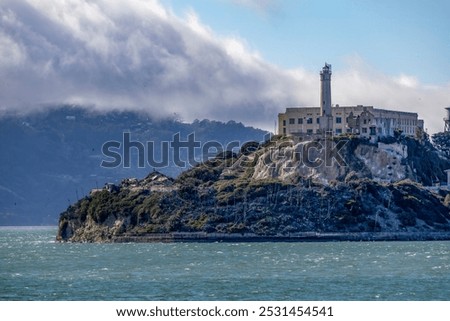 Similar – Image, Stock Photo View from Alcatraz Island in October 2019