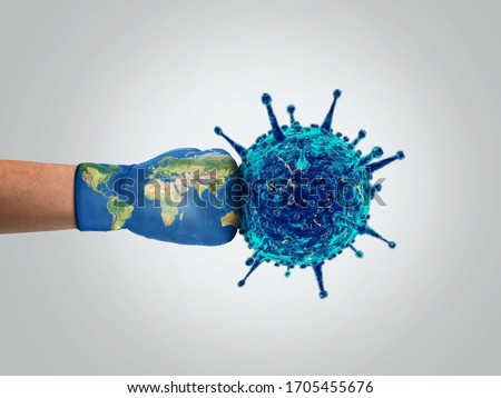 Similar – Image, Stock Photo Corona Planet corona