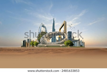 Similar – Image, Stock Photo The city by the sea. Big waves all year round, and in the background Surfers Paradise with its skyscrapers.