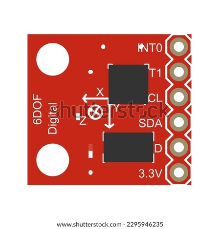 The SparkFun 6DOF IMU Digital Combo Board offers full 6 degrees of freedom with I2C communication and INT output pins, ideal for compact and simple motion and orientation data measurements