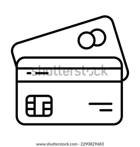Atm card vector design in modern style, card for online payments and cash withdrawal Imagine de stoc © 