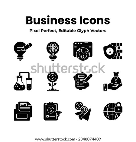 Check this creatively designed business vectors set, easy to use and download