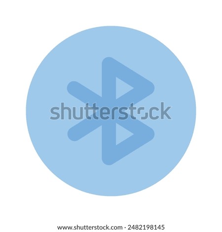 Bluetooth sign vector icon design in trendy style