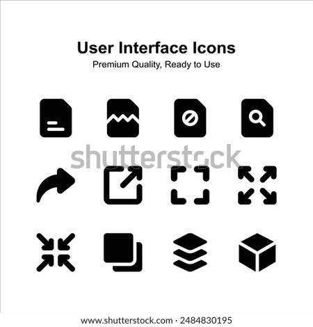 Well designed user interface icons pack, ready to use