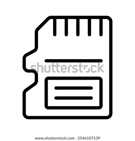 Small SD card for data storage and transfer in electronic devices