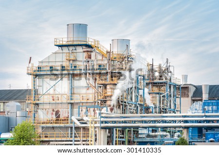 Chemical plant of a paper mill