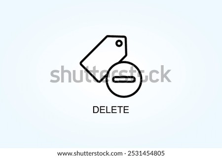 Delete Vector Or Logo Sign Symbol Illustration