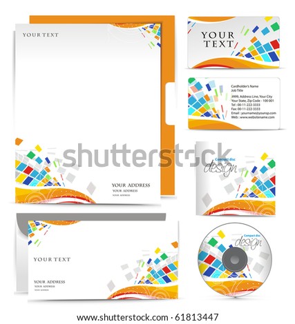 Business style templates for your project design, Vector illustration.