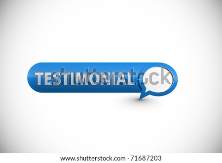 web testimonial icon design element.