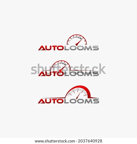 Logo Design Auto Looms Speed Car