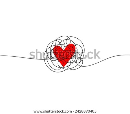 concept of difficulty in romantic relationship. abstract web element for simple graphic design. big trouble in human relationship and friendship or bad valentine day and sad process of divorce