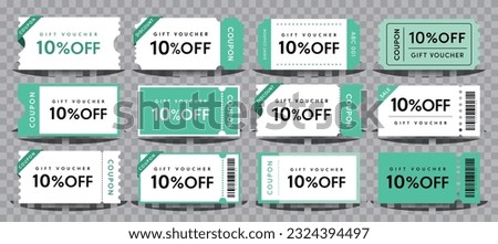 COUPON FASHION TICKET CARD  element template for graphics design. Vector illustration