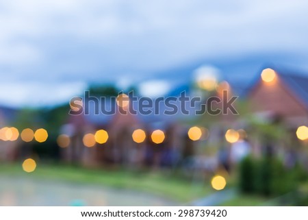 blur village background.