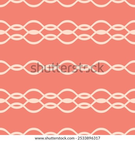 Abstract Seamless pattern as chain or links, flat vector stock illustration as trend seamless or endless background for sstkBackgrounds