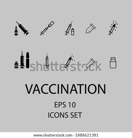 Popular in 2021 pandemic vaccination isolated icons set. Sputnik V. Pfizer. Moderna. BioNTech. AstraZeneca. Janssen. Novavax. Vaccine importance. New Vaccine. Vaccine invention. 2020