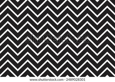 Chevron pattern . Black chevron wallpaper . Chevron background . Vector illustration