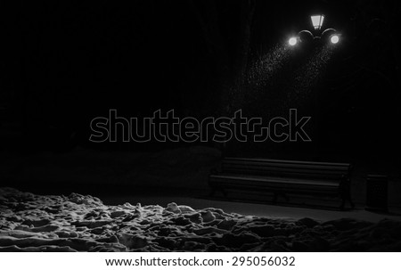 lantern light through the blizzard night