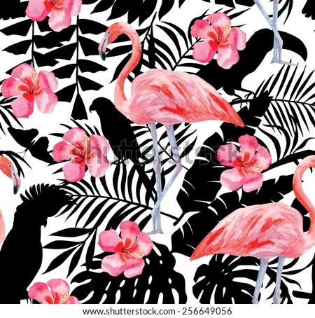 Flamingo Clipart Black And White | Free download on ClipArtMag