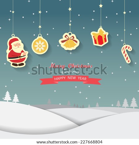 Christmas Background, Card, Backdrop, Vector - 227668804 : Shutterstock