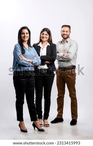 Similar – Image, Stock Photo Three people and a dog walk a dam wall under a hazy autumn sunset