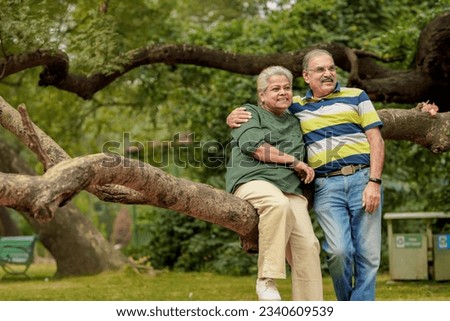 Similar – Image, Stock Photo Loving couple enjoying time together