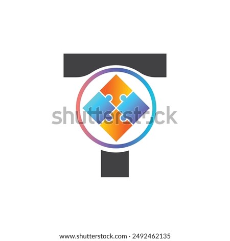 Letter T vector logo template, Colorful Letter T logo, Financial Company Logo, Financial Institute Advisors Logo Design Template Vector Icon