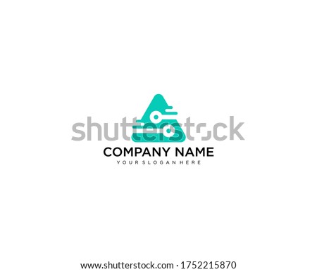 Initial logo design as and sa. Monochrome monogram, minimal linear creative symbol. Universal elegant vector sign design. Premium business logo. Graphic alphabet symbol for company business identity