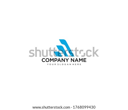 Letter A line logo design. Linear creative minimal monochrome monogram symbol. Universal elegant vector sign design. Premium business logotype. Graphic alphabet symbol for corporate business identity