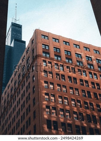 Similar – Image, Stock Photo Chicago Fire Escape