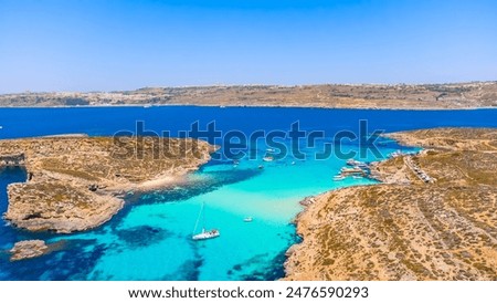 Similar – Image, Stock Photo Blue lagoon with turquoise water
