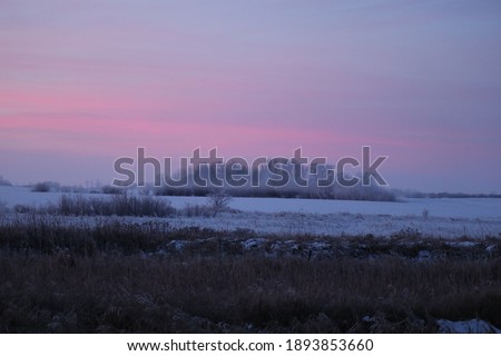 Image, Stock Photo Foggy morning in the Harz Mountains