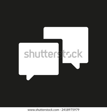 Comments or chat icon concept, speech bubble sign vector graphics, conversation or dialogue symbol pictogram isolated on white background. Suitable for Web Page, Mobile App, UI, UX and GUI design. 