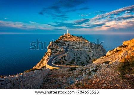 Similar – Image, Stock Photo Sunset on Mallorca Majorca