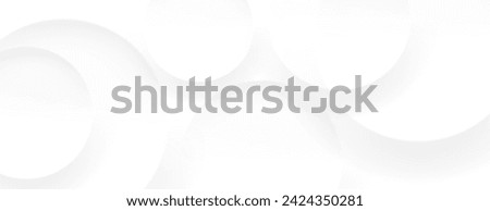 abstract white light background with round texture composition. minimalist design