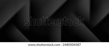 black abstract background with overlapping layer. great for wallpaper, wall decoration, poster, etc.