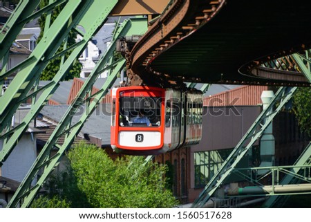 Similar – Image, Stock Photo over the Wupper City trip