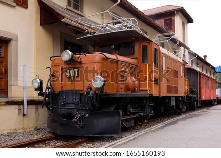 Similar – Image, Stock Photo Locomotive, Crocodile Old