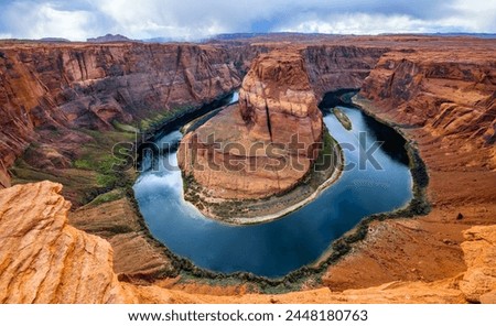 Similar – Image, Stock Photo Amazing canyon in mountainous area